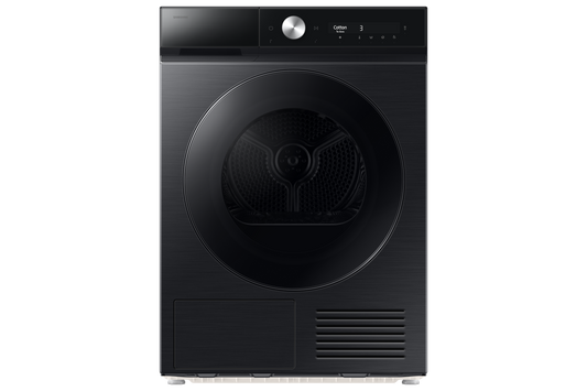 نشافة سامسونج Bespoke AI سعة 9 كيلو بتقنية Heat Pump - موديل DV90BB7440GBFH - لون أسود