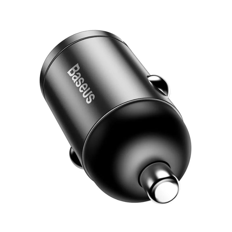 شاحن سيارة Baseus Tiny Star Mini – صغير الحجم مع كابل C+C مرفق