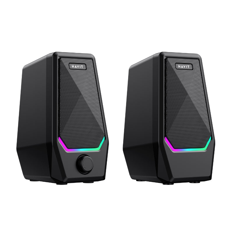 مكبر صوت هافيت SK768 USB2.0 باللون الأسود