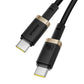 باسيوس كابل ديورا USB-C→C ‏240 واط بطول 1 متر أسود