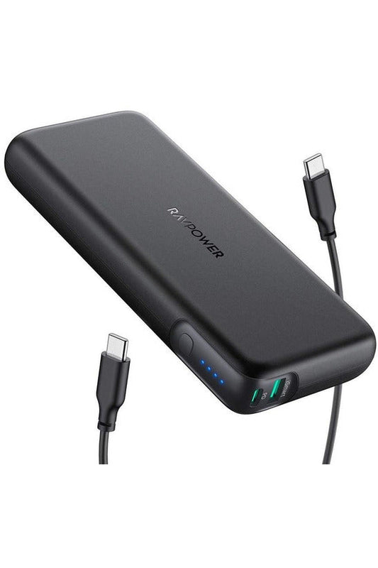 شاحن متنقل RavPower بقوة 20000 مللي أمبير في الساعة 60 وات PD 3.0 USB C