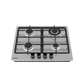 طباخ هاير غازي مدمج 4 مشاعل 60 سم HOB-M64CST4X ستانلس