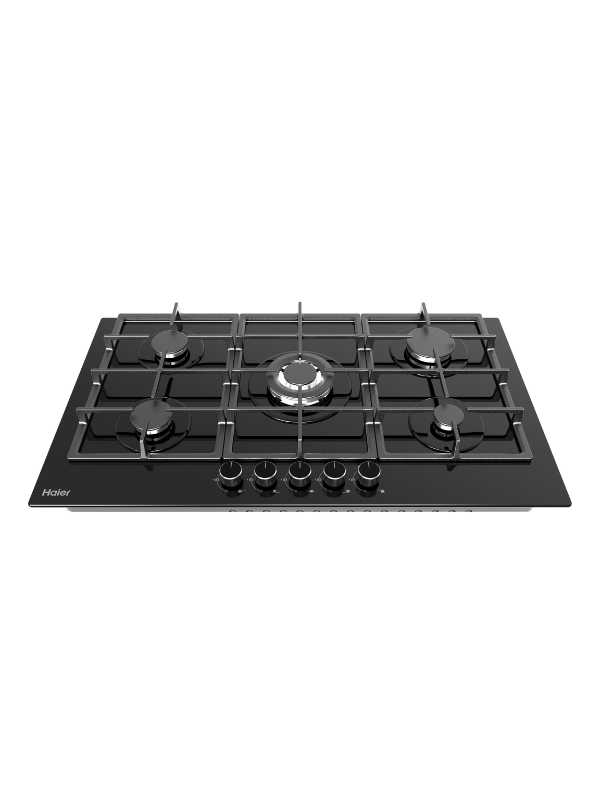 طباخ هاير غازي مدمج 5 مشاعل 90 سم HOB-G95CST3B