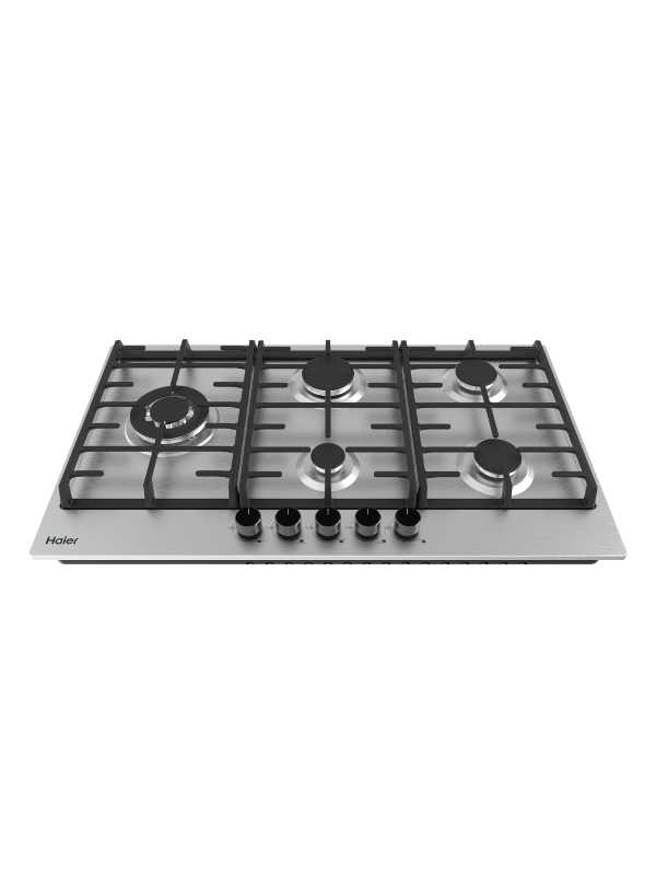 طباخ هاير غازي مدمج 5 مشاعل 90 سم HOB-M95CST2XH ستانلس