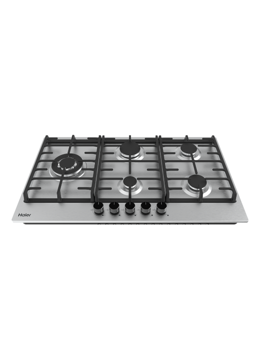 طباخ هاير غازي مدمج 5 مشاعل 90 سم HOB-M95CST2XH ستانلس
