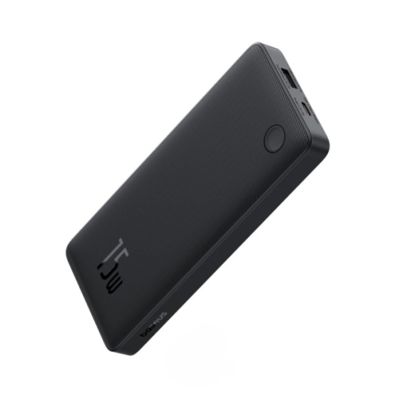 باسيوس باور بانك Airpow Lite10000 مللي أمبير ‏15 واط  (مع كابل USB→C ‏30سم أبيض)