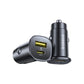 شاحن سيارة بيسيوس GoTrip DP1 بمنفذي USB‑C وUSB‑A بقدرة 30W – لون Cosmic Black