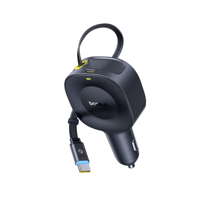باسيوس شاحن سيارة PrimeTrip VR2 C+C ‏30 واط أسود