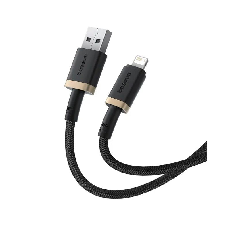 باسيوس كابل ديورا USB→iP ‏2.4A بطول 1م