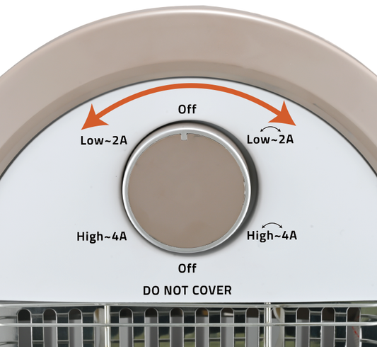 هيتر كهربائي نيوال CHT-810 مدفأة الكربون