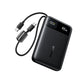 باسيوس – بنك طاقة EnerFill FC11 مع شاشة رقمية وكابلين USB-C مدمجين بسعة 10000mAh وقدرة 45 واط