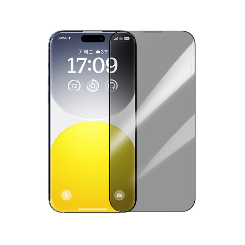 Baseus Sapphire Privacy Screen Protector  iPhone  Clear (Dust Filter, 1-Pack)