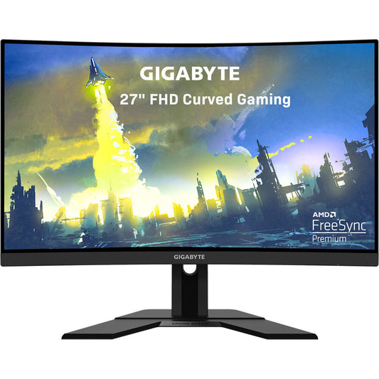 GIGABYTE 27" Full HD (1920x1080) 165Hz G-SYNC Curved VA Gaming Monitor