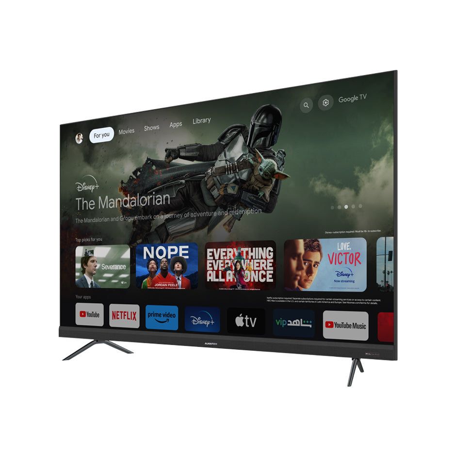 تلفزيون 50 بوصة سمارت QLED 4K UHD Google TV (إصدار 2024) الفئة 6