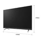 تلفزيون 50 بوصة سمارت QLED 4K UHD Google TV (إصدار 2024) الفئة 6