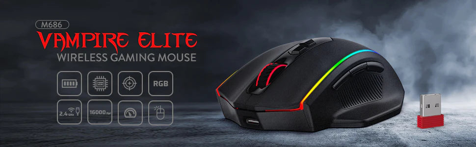 Redragon M686 VAMPIRE ELITE ماوس كيمنك ضوئي