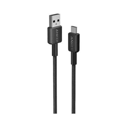 أنكر 322 USB-A إلى USB-C كابل مجدول 90 سم