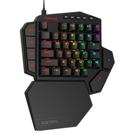 Redragon K585 DITI One-Handed RGB Mechanical كيبورد ميكانيكي ضوئي