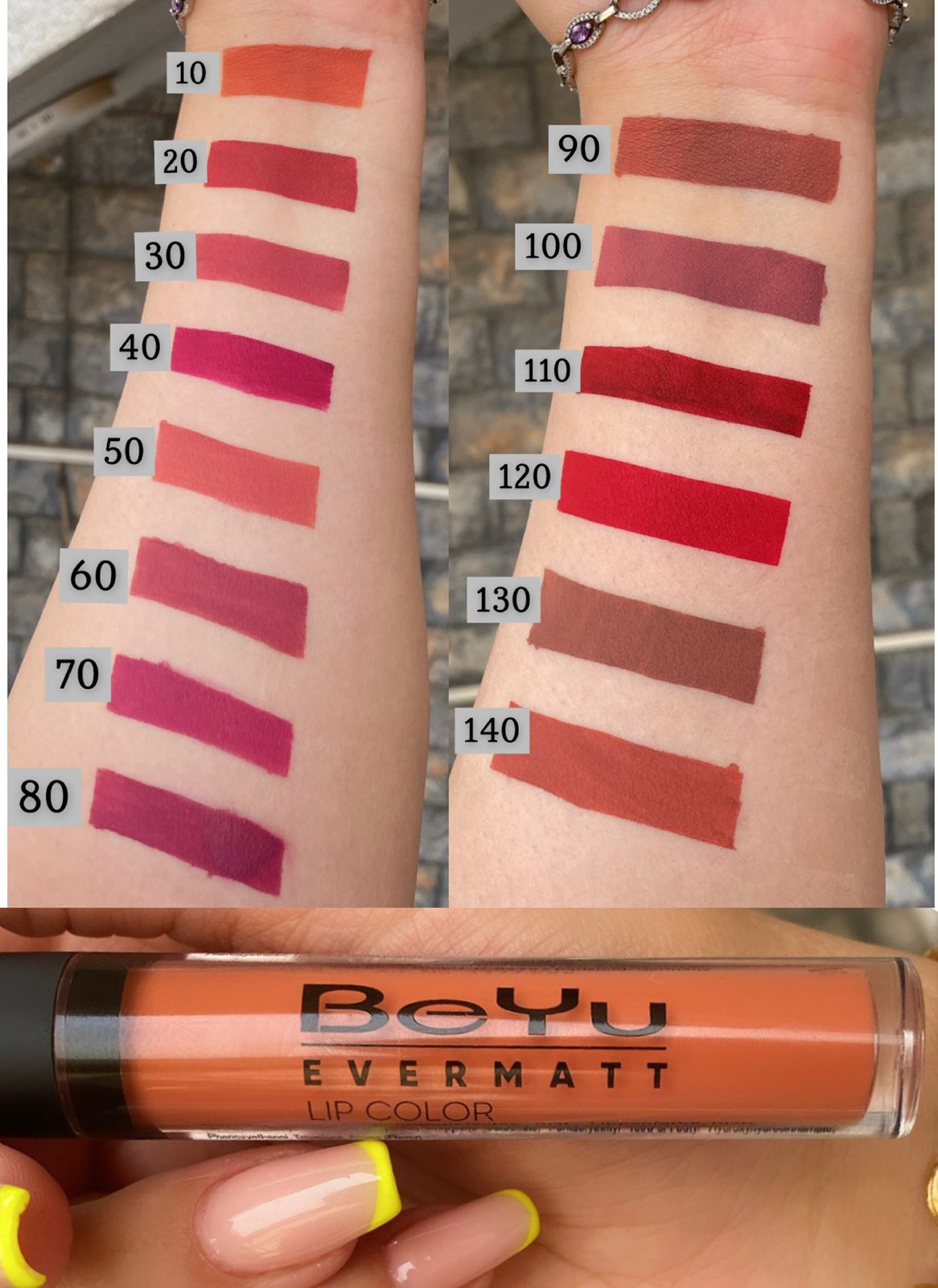 Ever Matt Lip Color No. 020 احمر شفاه سائل بقوام الجل ولمسة نهائية بتأثير المات - #موغامبو ستور#