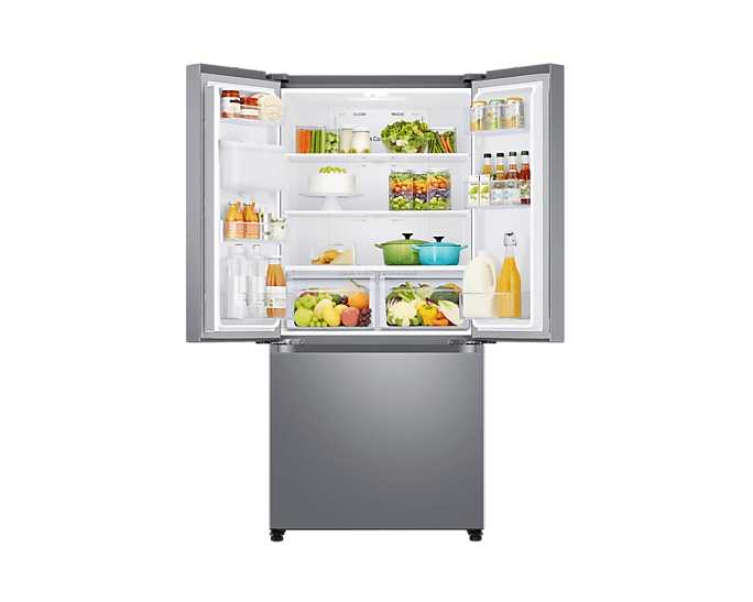 French Door Refrigerator, RF49A5202SL/LV ثلاجة بباب فرنسي ، 21 قدم - #موغامبو ستور#