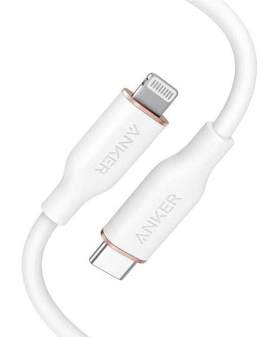 Anker PowerLine III Flow USB-C مع موصل Lightning 6ft B2B - UN (باستثناء CN، أوروبا) White Iteration 1