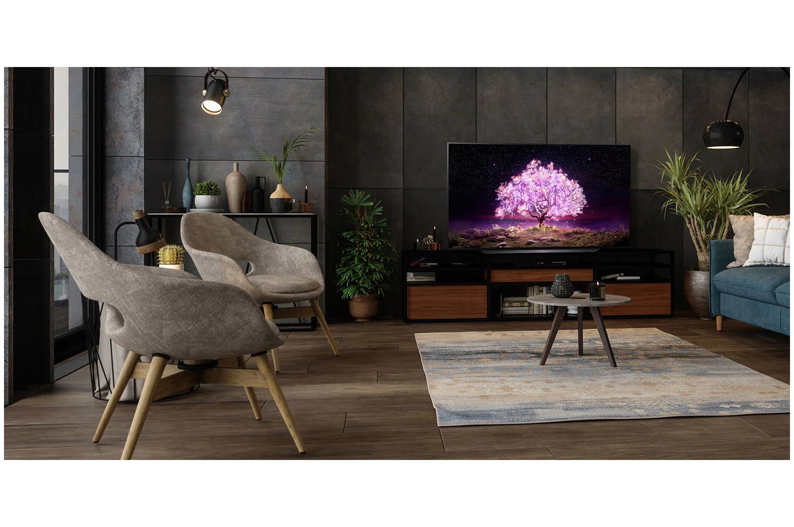 LG C1 OLED TV OLED48C1PVB + هدية كرسي كيمنك - #موغامبو ستور#