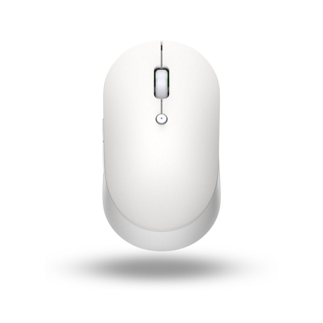 Mi Dual Mode Wireless Mouse Silent Edition Black & white - #موغامبو ستور#