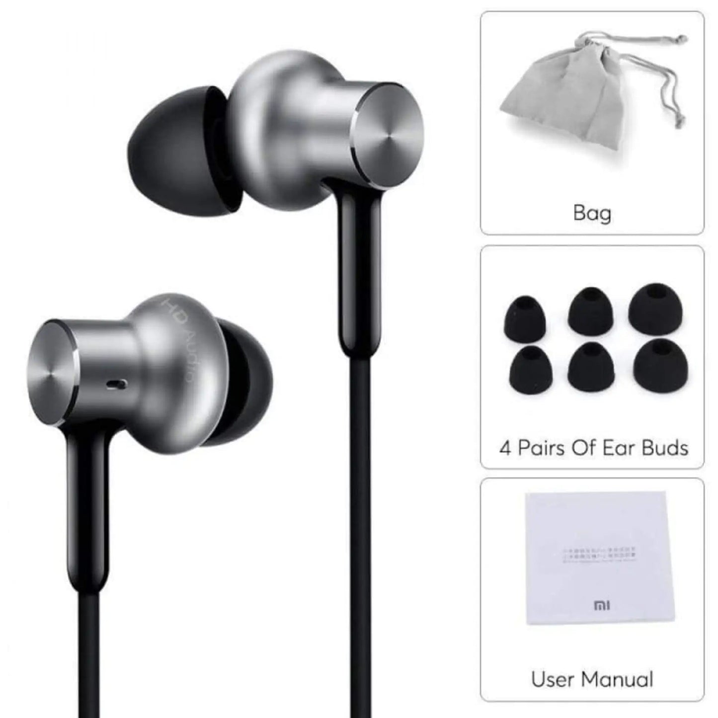 Mi in-Ear Headphones PRO silver - #موغامبو ستور#